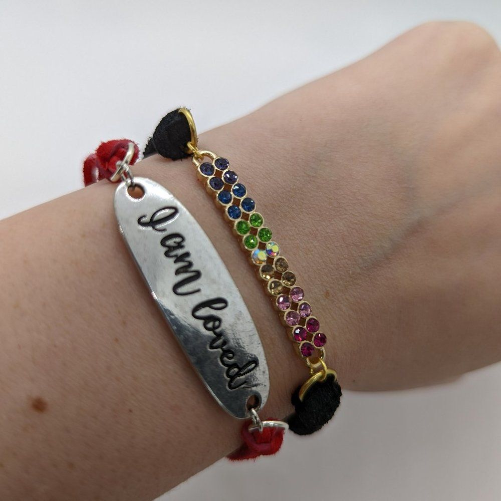 Bracelet Set Rainbow & Love